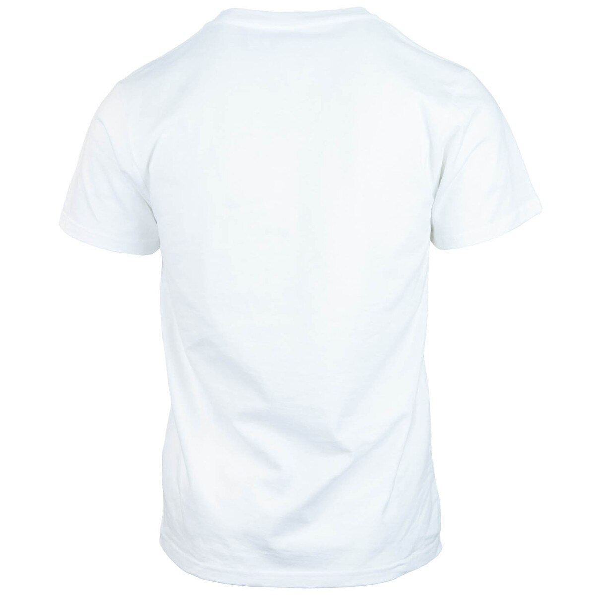 Usu small embroidered logo white unisex t-shirt